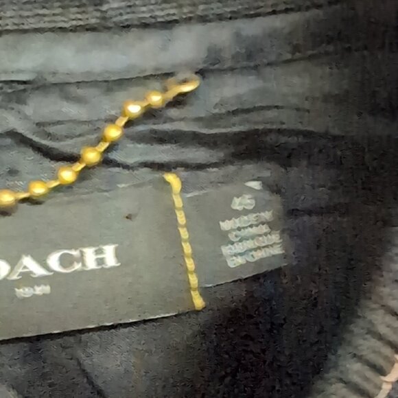 Coach Classic Navy and White Bomber Jacket - Picture 3 of 11